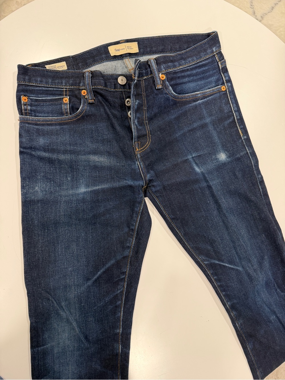 Kaihara Japanese Gap SelvedgBlue Skinny Men’s Jeans